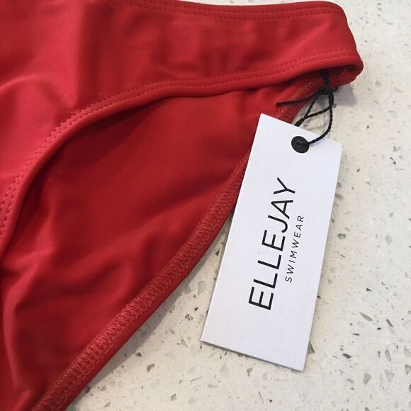 NEW Revolve Ellejay Diane Bikini Bottom in Cherry Size Small New in Package - Picture 2 of 6